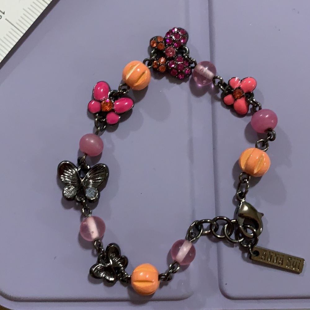 Vintage Anna Sui butterfly bracelet